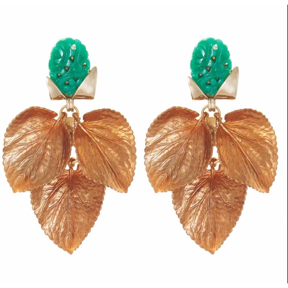 NEW CASTLECLIFF women's arbor earring in pine
